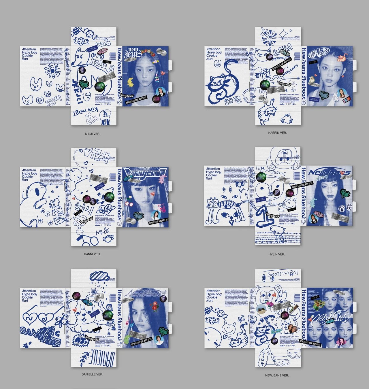 NewJeans - 1ST EP [NEW JEANS] BLUEBOOK Ver. — 2