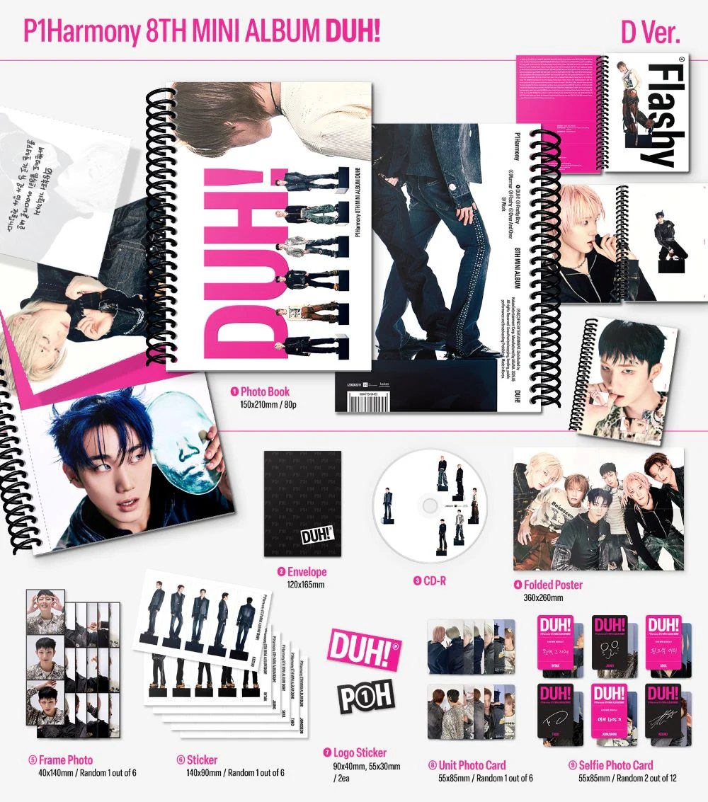 P1Harmony - 8th Mini Album [DUH!] Standard Ver. — 2