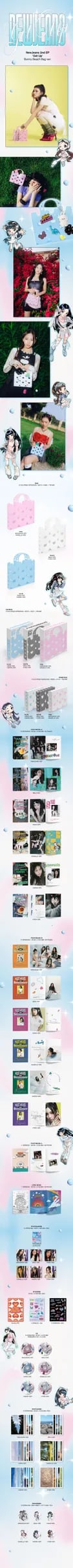 NewJeans - 2ND EP[Get Up] Bunny Beach Bag Ver. — 2