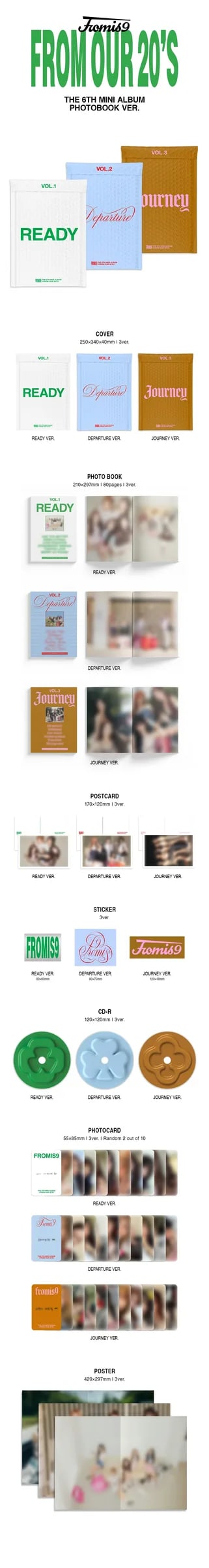 fromis_9 - 6th Mini Album [From Our 20's] Photobook Ver. — 2