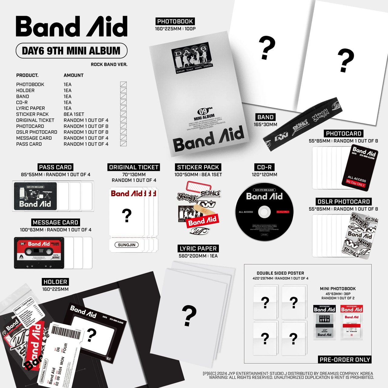 DAY6 - 9th Mini Album [Band Aid] — 2