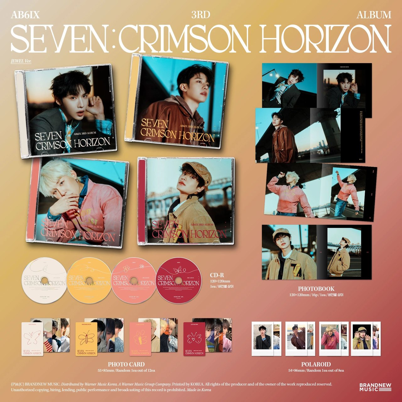 AB6IX - 3rd Album [SEVEN : CRIMSON HORIZON] JEWEL Ver. — 2