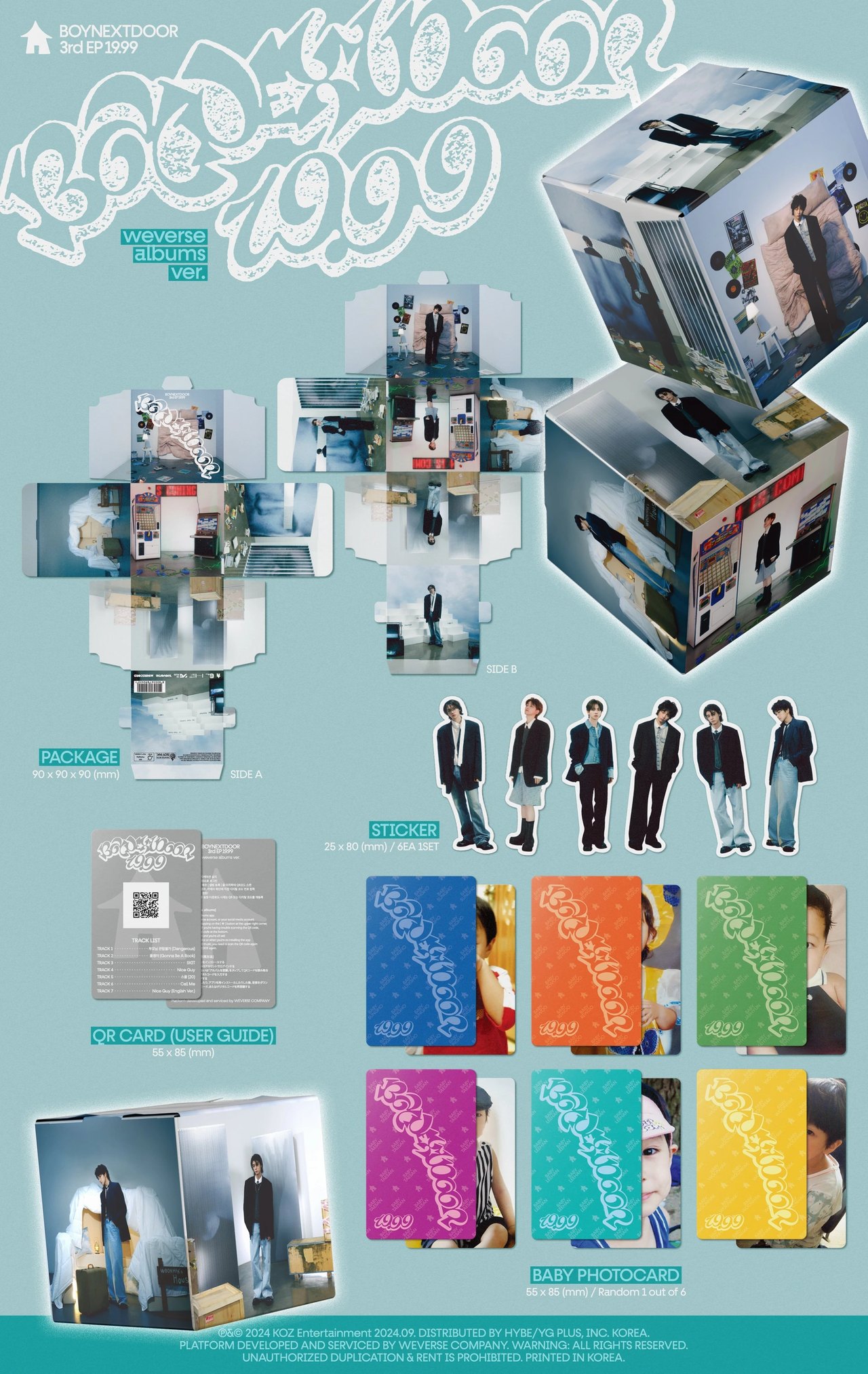 BOYNEXTDOOR - 3rd EP [19.99] Weverse Albums Ver. — 2