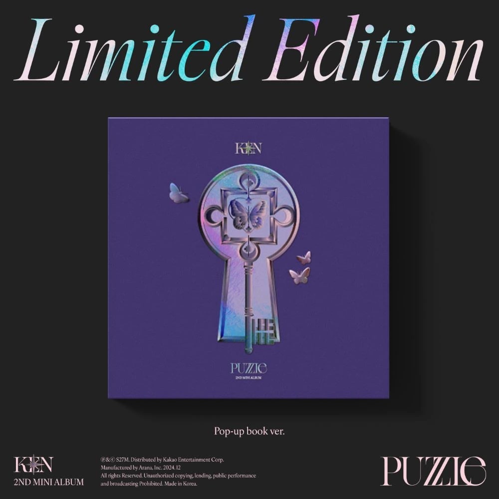 KEN - 2nd Mini Album [PUZZLE] Pop-up Book Ver. (Limited Edition)