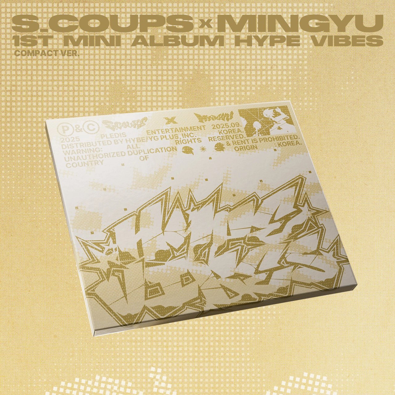 S.COUPS X MINGYU (SEVENTEEN) - 1st Mini Album [HYPE VIBES] COMPACT Ver.