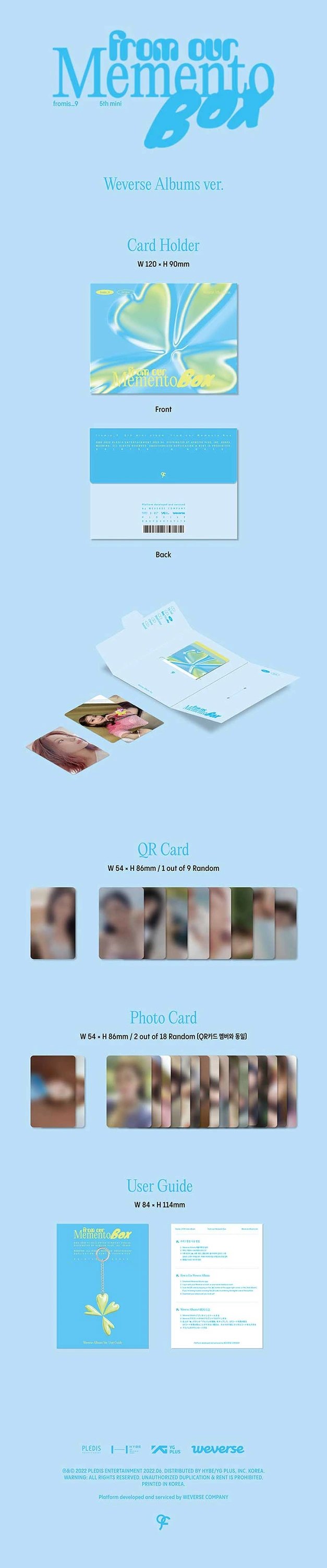 FROMIS_9 - FROM OUR MEMENTO BOX [5TH MINI ALBUM] WEVERSE ALBUMS Ver. — 2