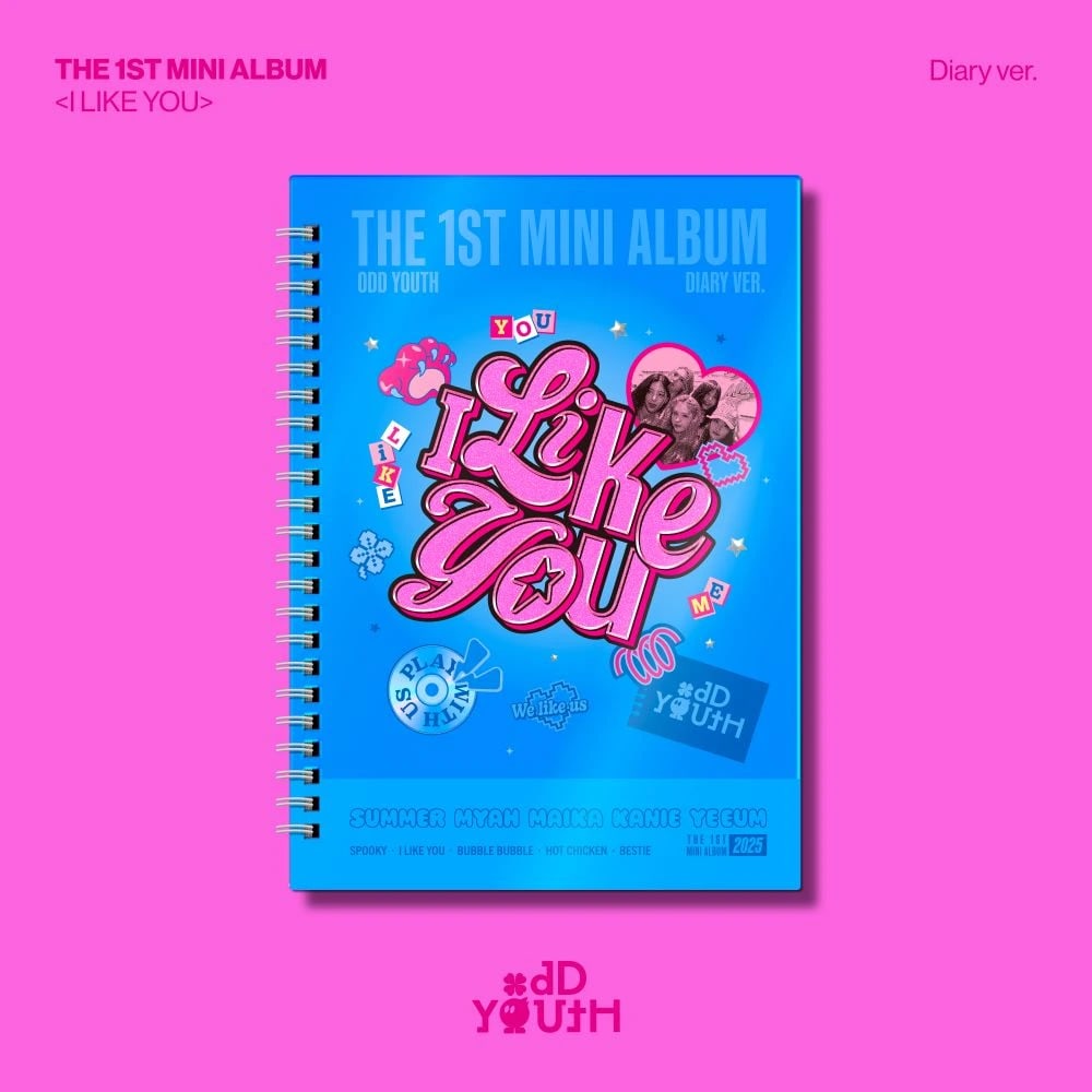 ODD YOUTH - 1st Mini Album [I LIKE YOU] Diary Ver.