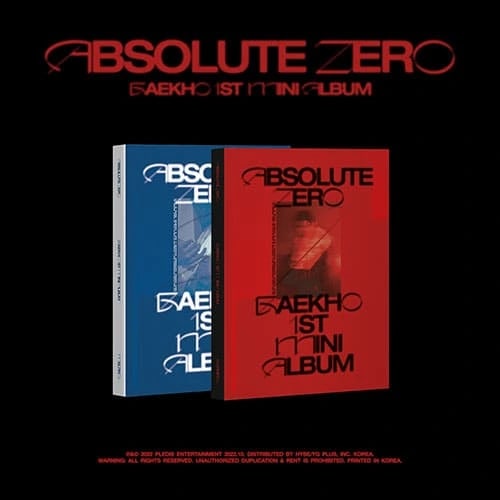 BAEKHO - 1ST MINI ALBUM [ABSOLUTE ZERO]