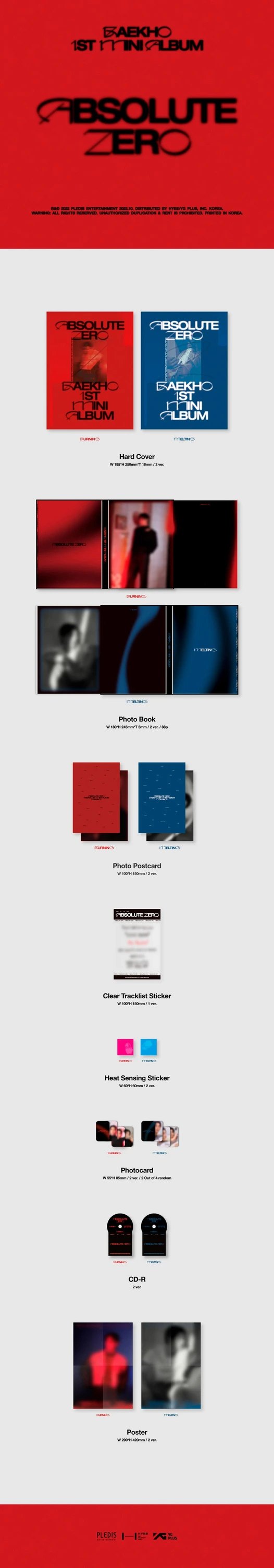 BAEKHO - 1ST MINI ALBUM [ABSOLUTE ZERO] — 2