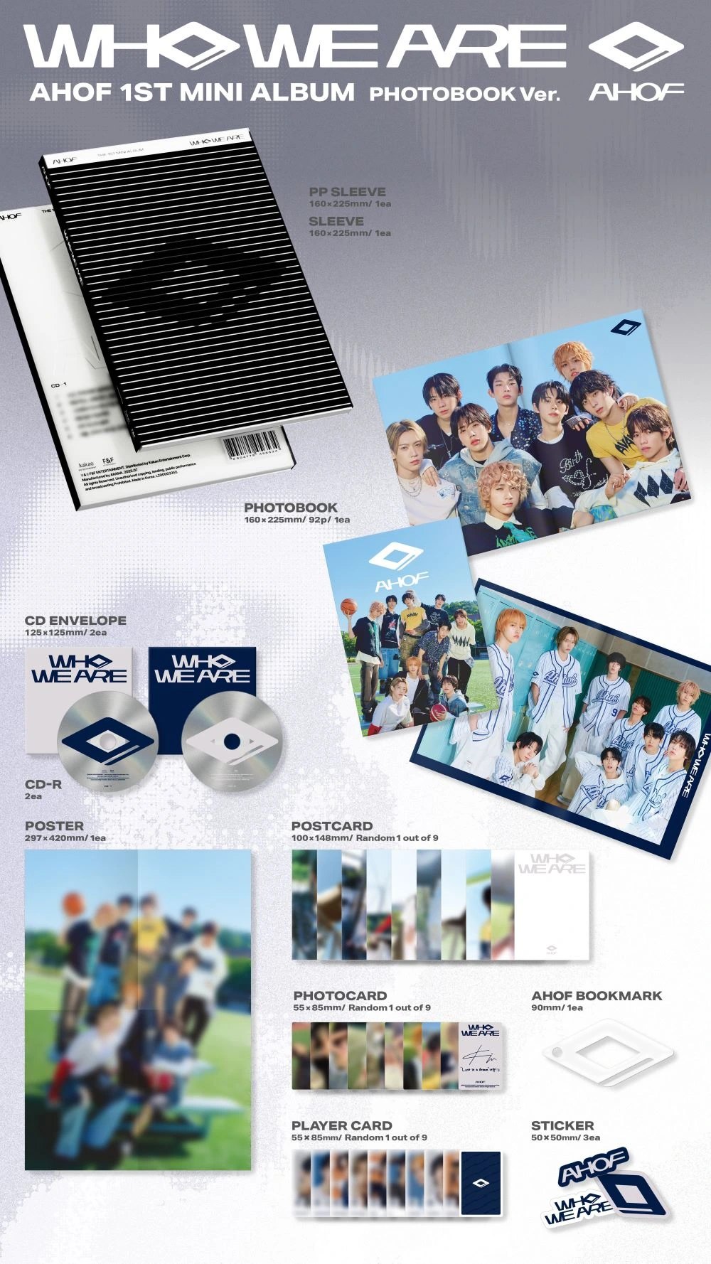 AHOF - 1st Mini Album [WHO WE ARE] PHOTOBOOK Ver. — 2