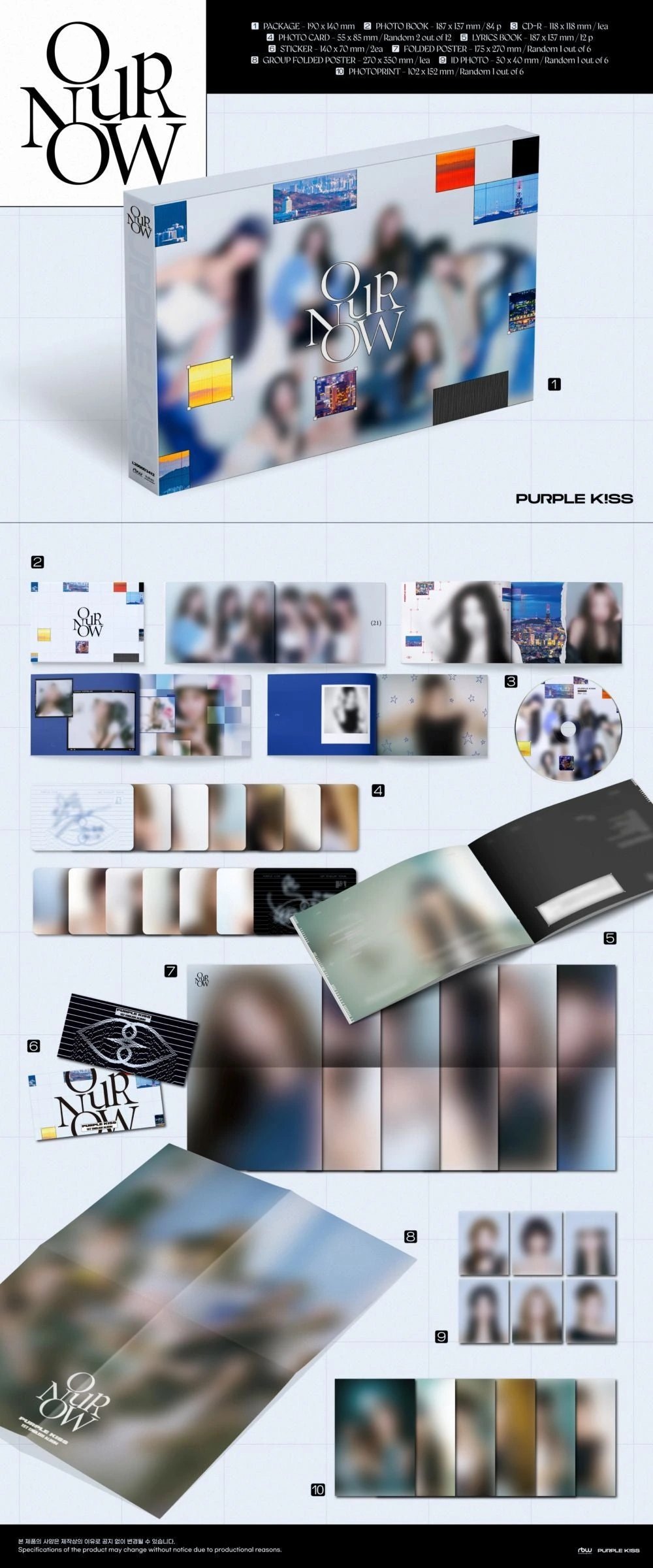 PURPLE KISS - 1st English Album [OUR NOW] — 2
