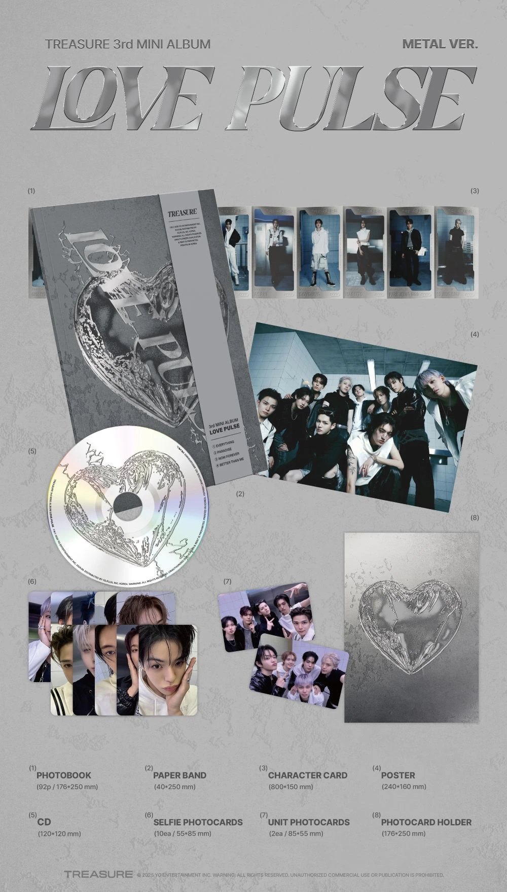 TREASURE - 3rd Mini Album [LOVE PULSE] — 2