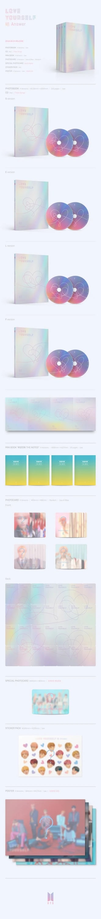 BTS - LOVE YOURSELF 結 'ANSWER' [REPACKAGE ALBUM] — 2