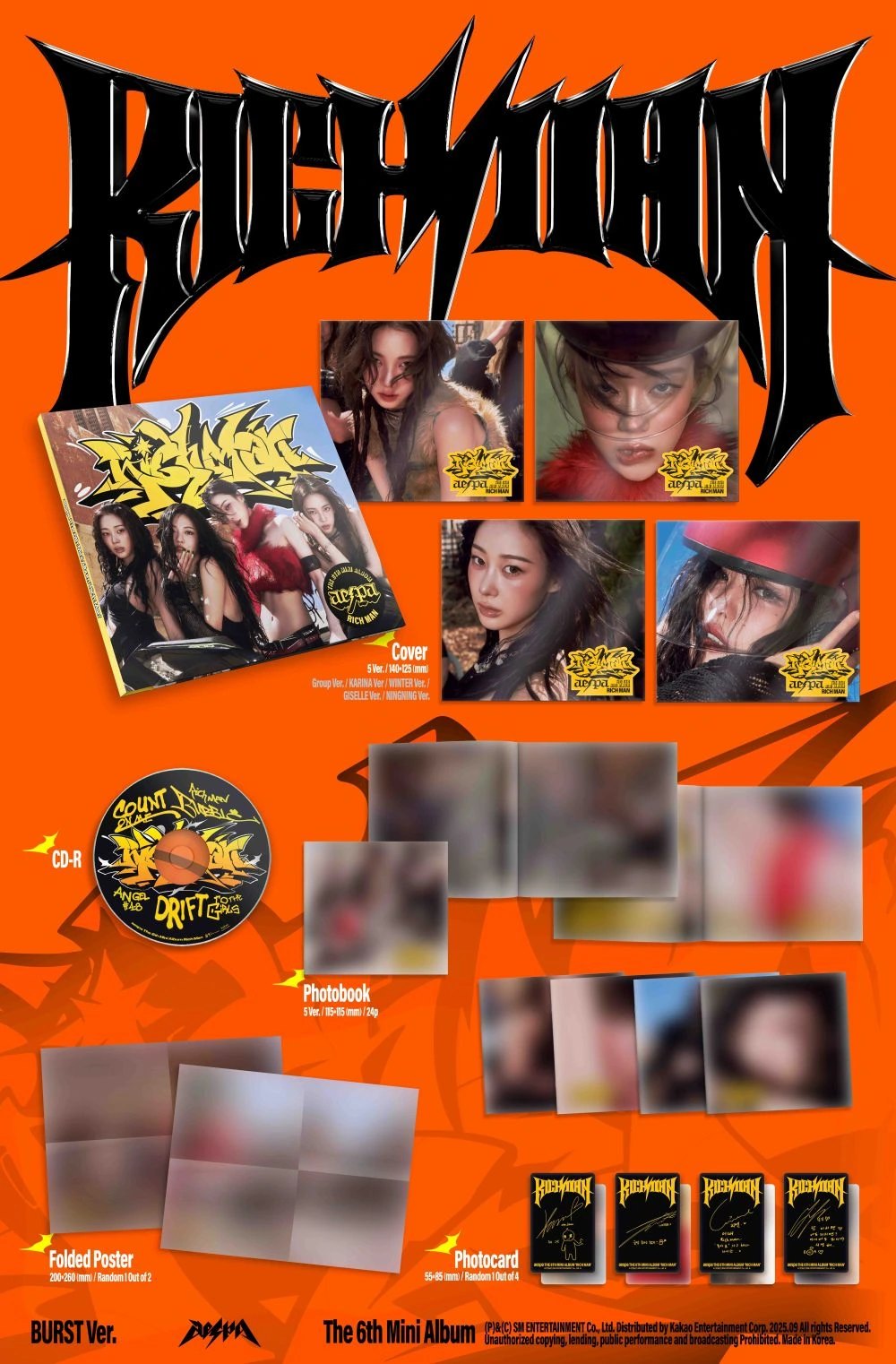 aespa - 6th Mini Album [Rich Man] BURST Ver. — 2