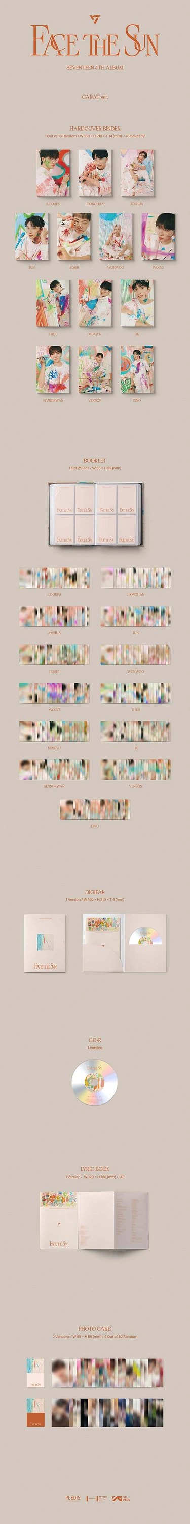 SEVENTEEN - FACE THE SUN [4TH ALBUM] CARAT Ver. — 2