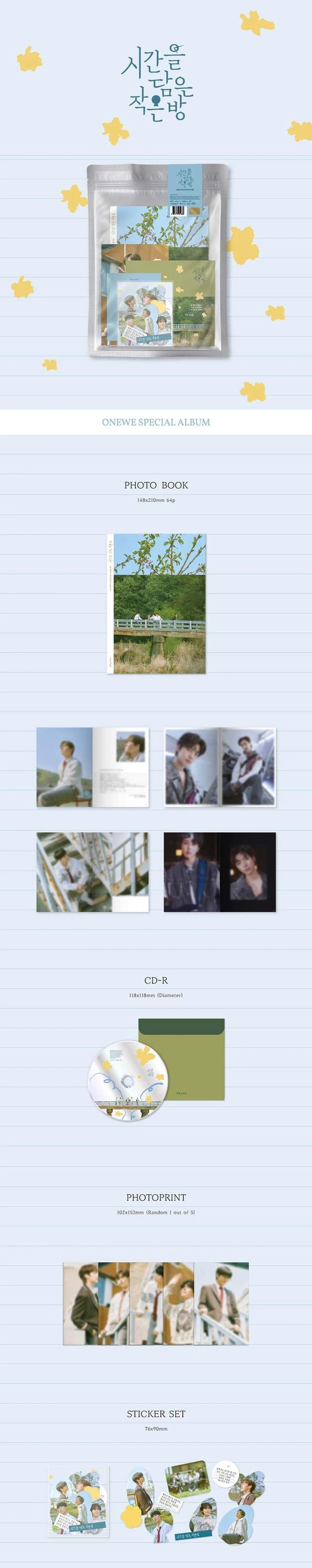 ONEWE - A SMALL ROOM FILLED WITH TIME [SPECIAL ALBUM] — 2