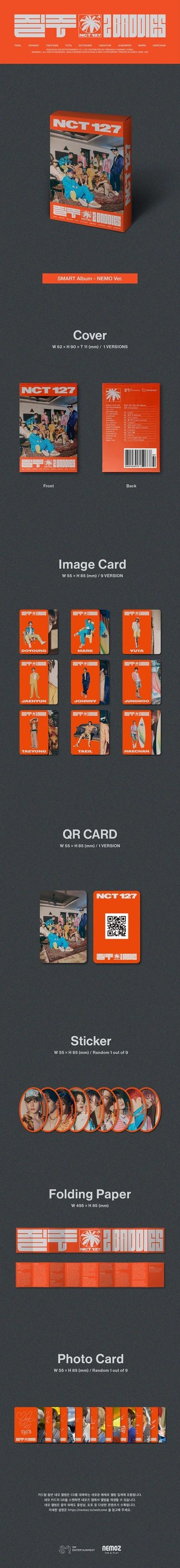 NCT 127 - 4TH ALBUM [질주(2 Baddies)] SMART ALBUM - NEMO Ver. — 2