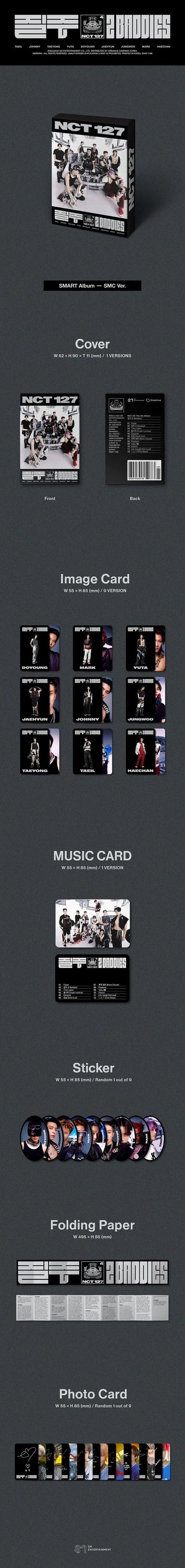 NCT 127 - 4TH ALBUM [질주(2 Baddies)] SMART ALBUM- SMC Ver. — 2