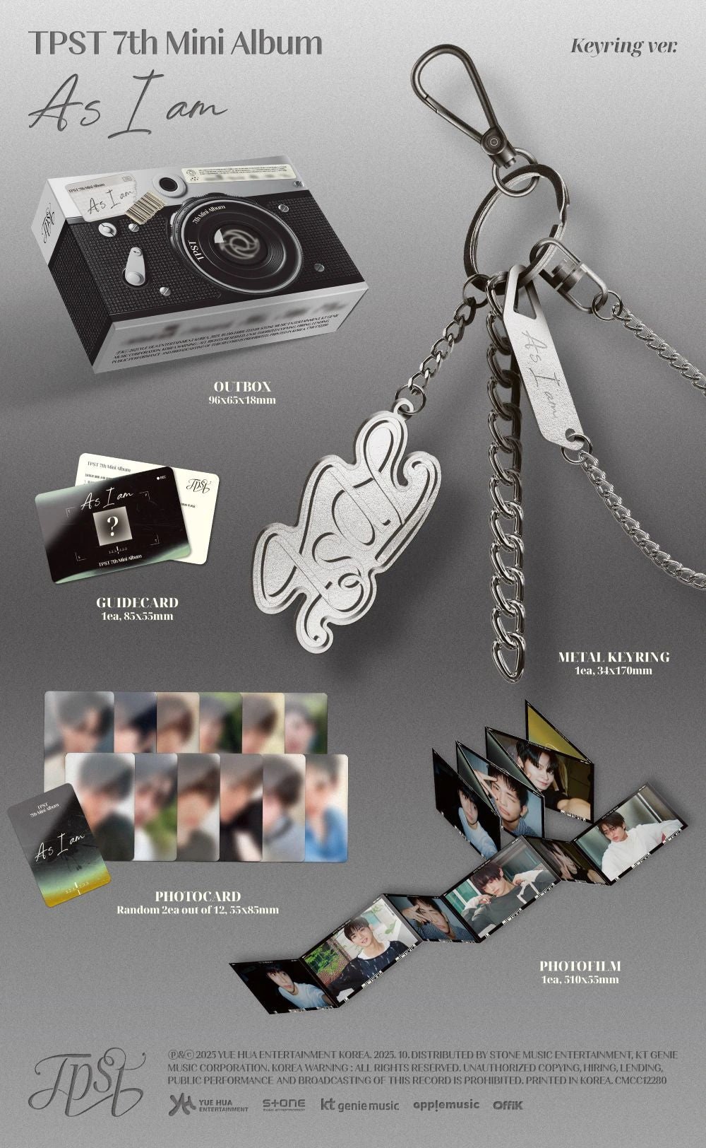 TEMPEST - 7th Mini Album [As I am] Keyring Ver. — 2