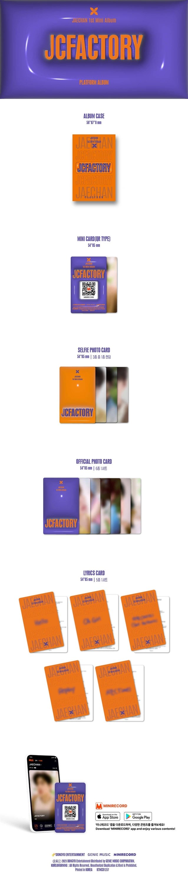 JAECHAN - 1ST MINI ALBUM [JCFACTORY] PLATFORM ALBUM — 2