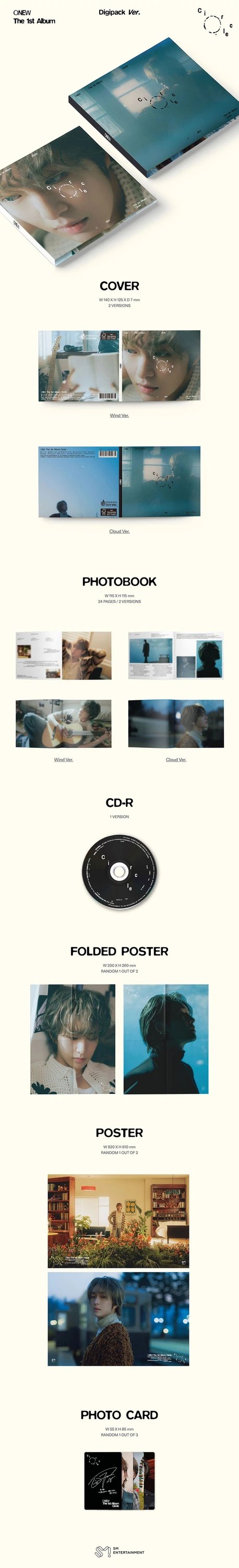 ONEW - 1ST ALBUM [CIRCLE] DIGIPACK Ver. — 2