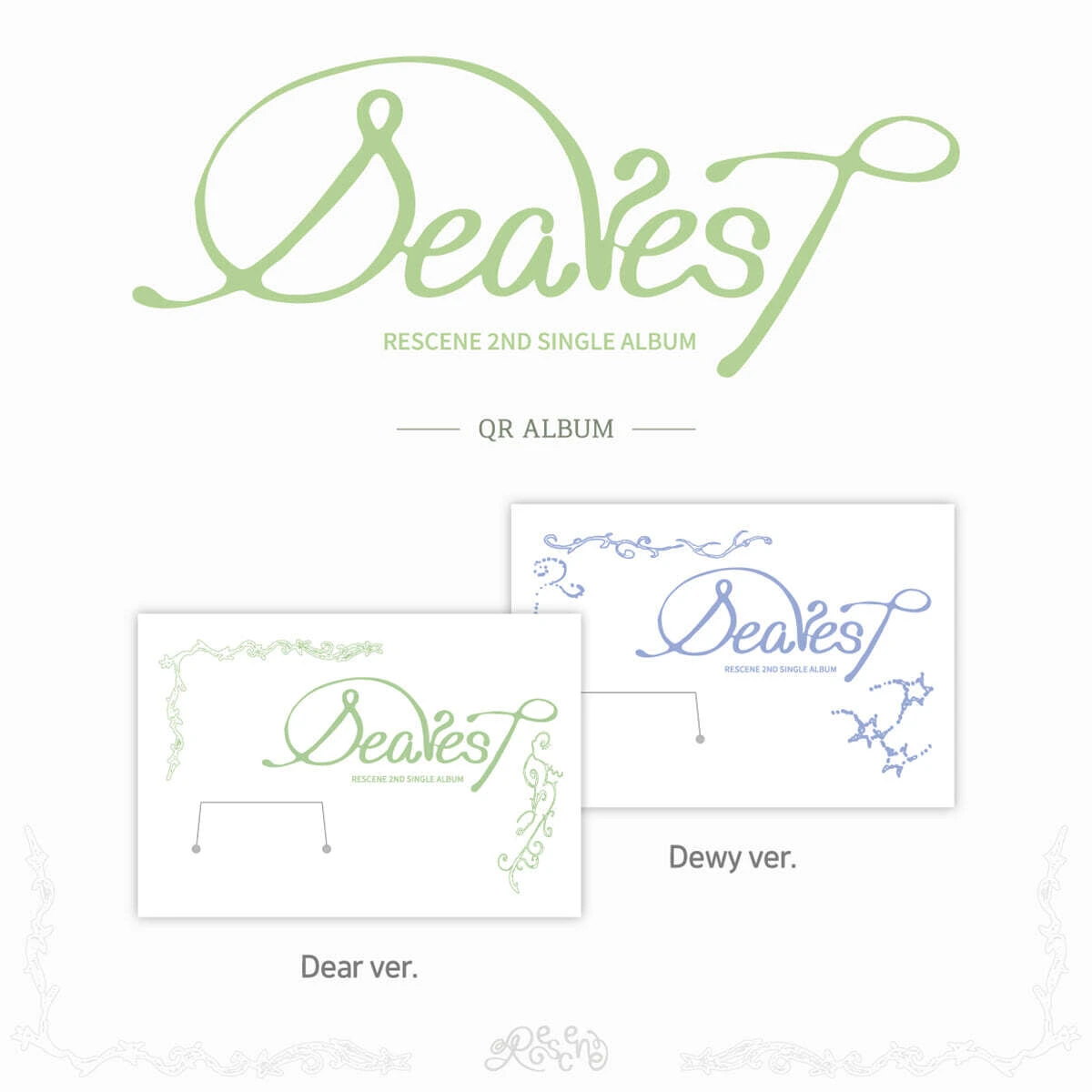 RESCENE - 2nd Single Album [Dearest] QR Ver.