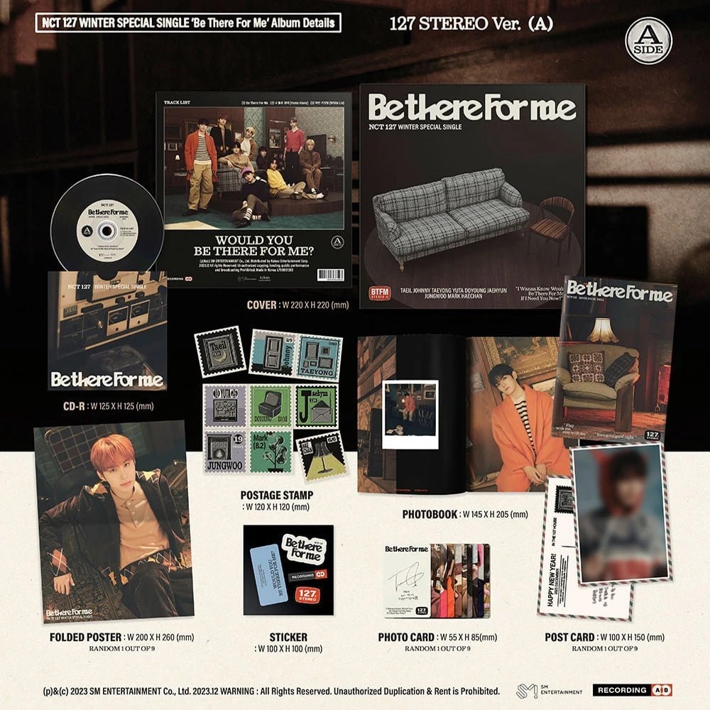 NCT 127 - WINTER SPECIAL SINGLE [BE THERE FOR ME] 127 STEREO Ver. — 2