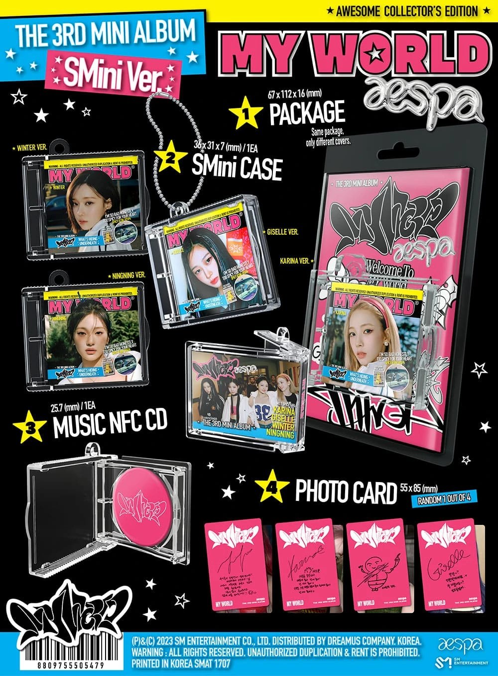 aespa - 3RD MINI ALBUM [MY WORLD] SMini Ver. — 2