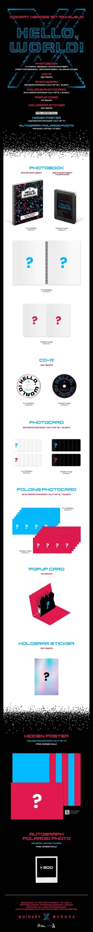 XDINARY-HEROES - HELLO, WORLD! [1ST MINI ALBUM] — 2