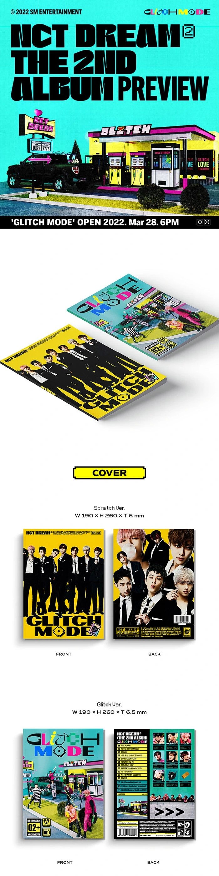 NCT DREAM - GLITCH MODE [2ND ALBUM] PHOTOBOOK Ver. — 2