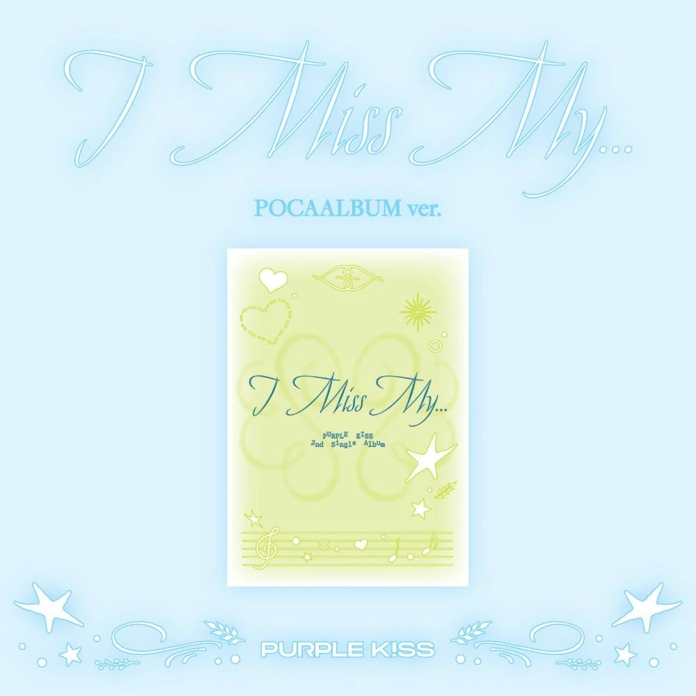 PURPLE KISS - 2nd Single Album [I Miss My...] POCA Ver.