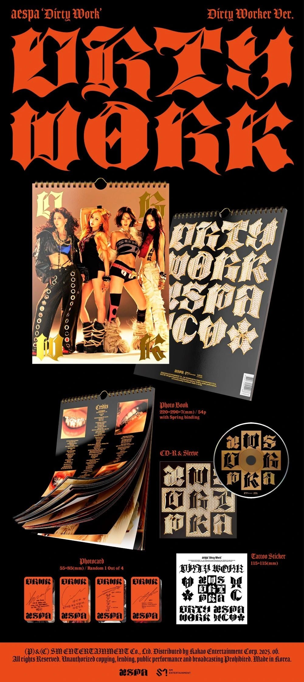 aespa - Single Album [Dirty Work] Dirty Worker Ver. — 2