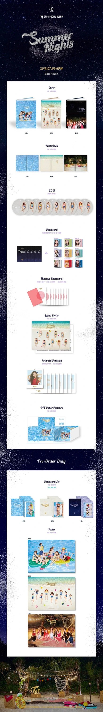 TWICE - SUMMER NIGHTS [2nd SPECIAL ALBUM] — 2