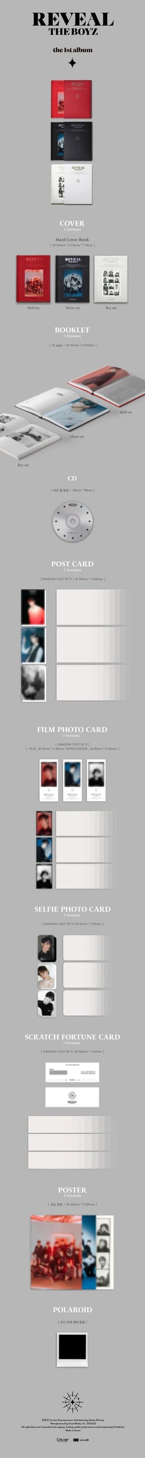 THE BOYZ - REVEAL [1ST ALBUM] — 2