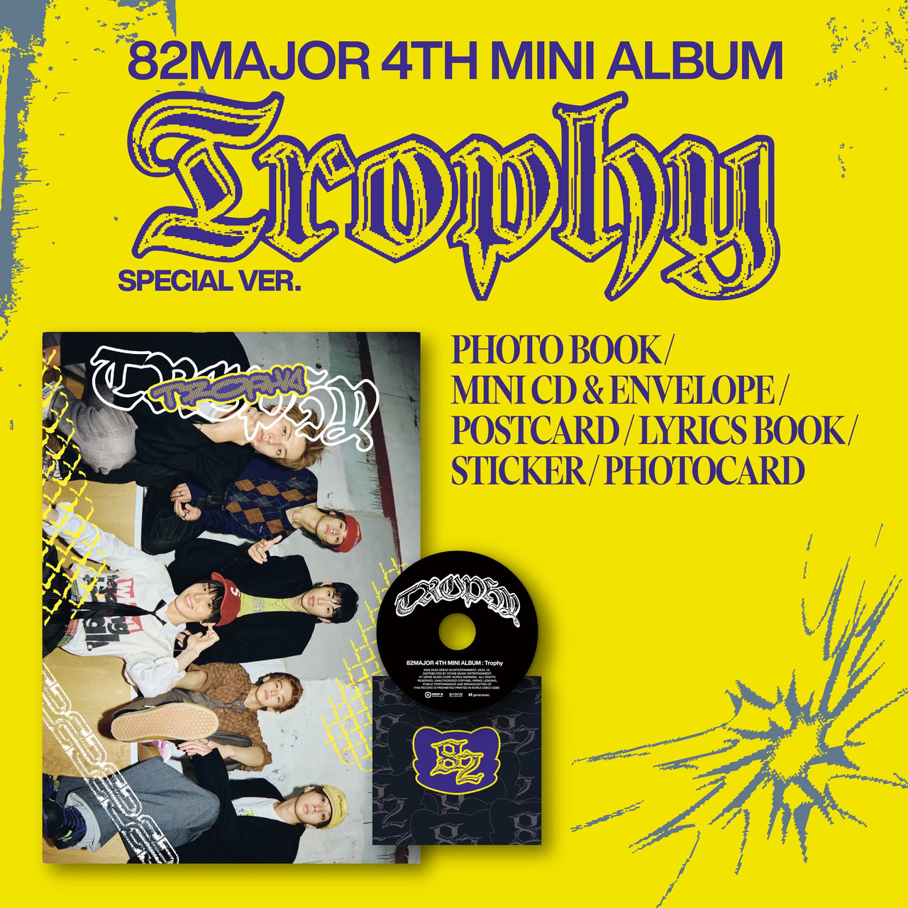82MAJOR - 4th Mini Album [Trophy] Special Ver.