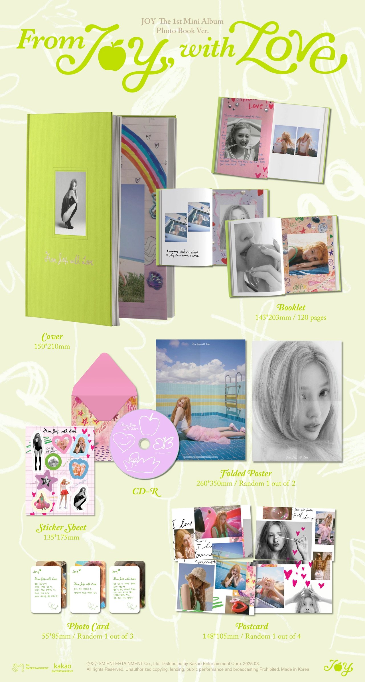 JOY - 1st Mini Album [From JOY, with Love] Photo Book Ver. — 2
