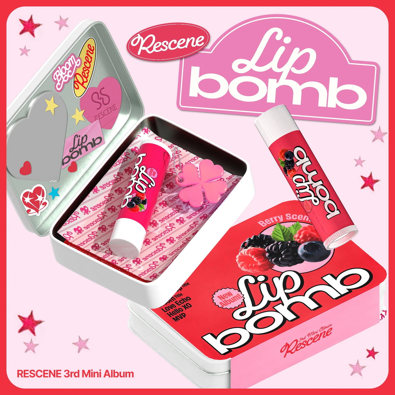 RESCENE - 3rd Mini Album [lip bomb] lip balm Ver.
