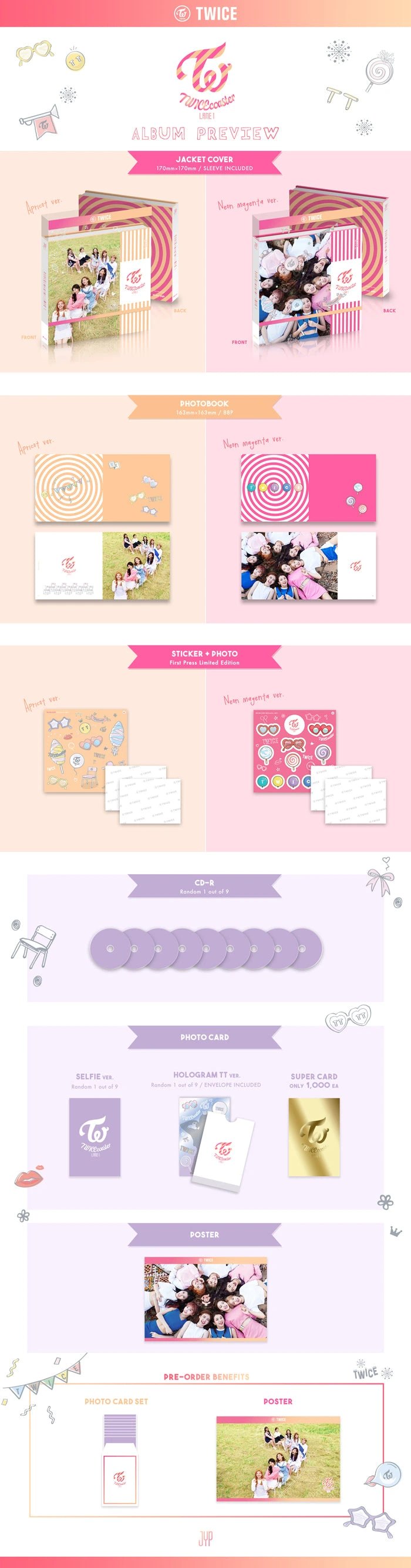 TWICE - TWICECOASTER : LANE 1  TT  [3rd MINI ALBUM] — 2