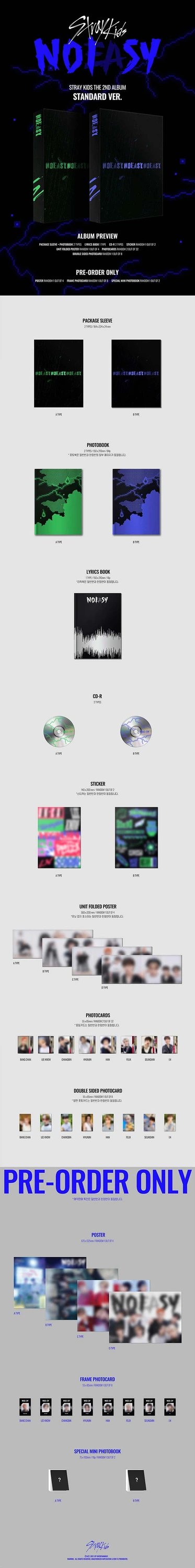 STRAY KIDS - NOEASY [2ND ALBUM] STANDARD Ver. — 2