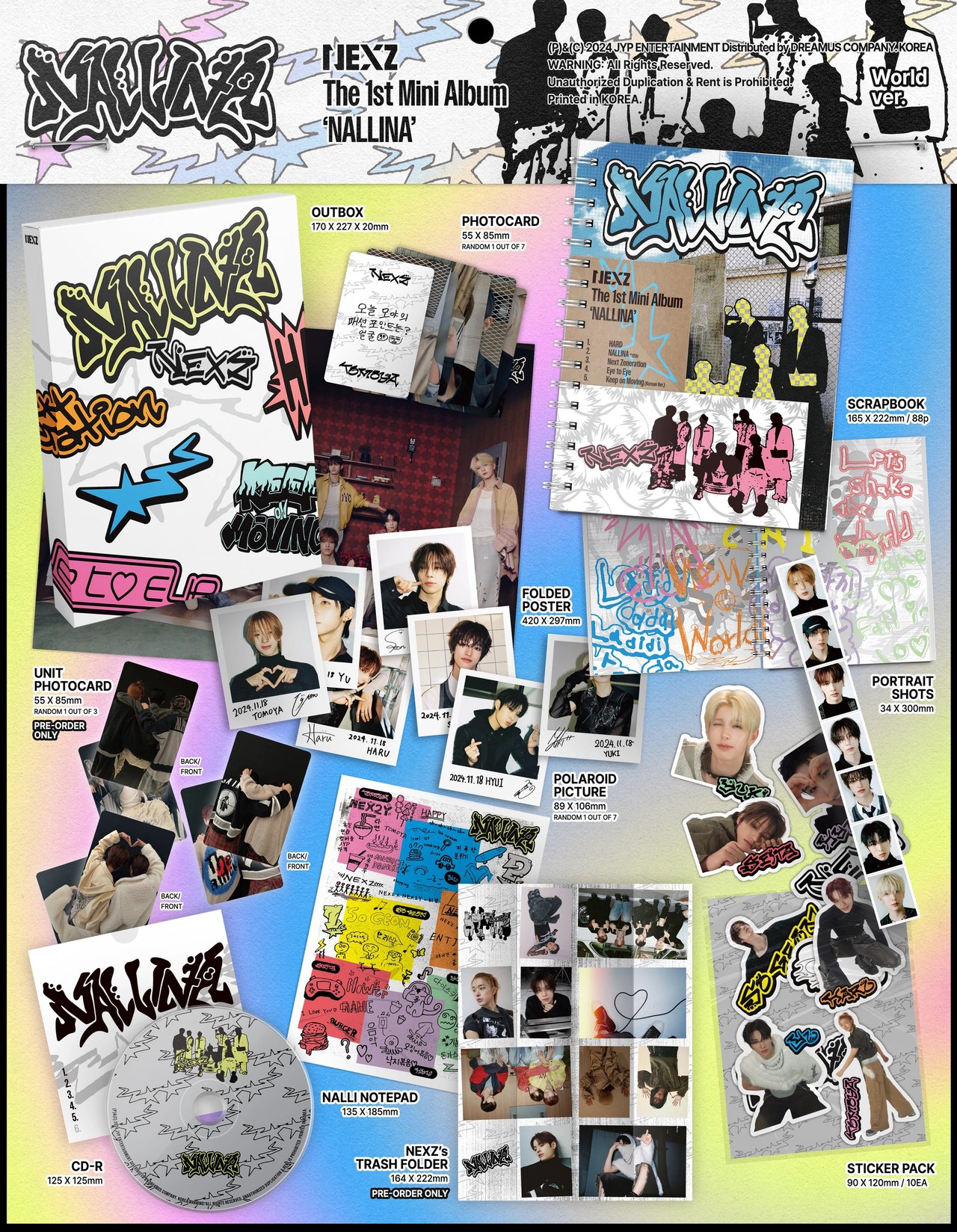 NEXZ - 1st Mini Album [NALLINA] World Ver. (Limited Edition) — 2