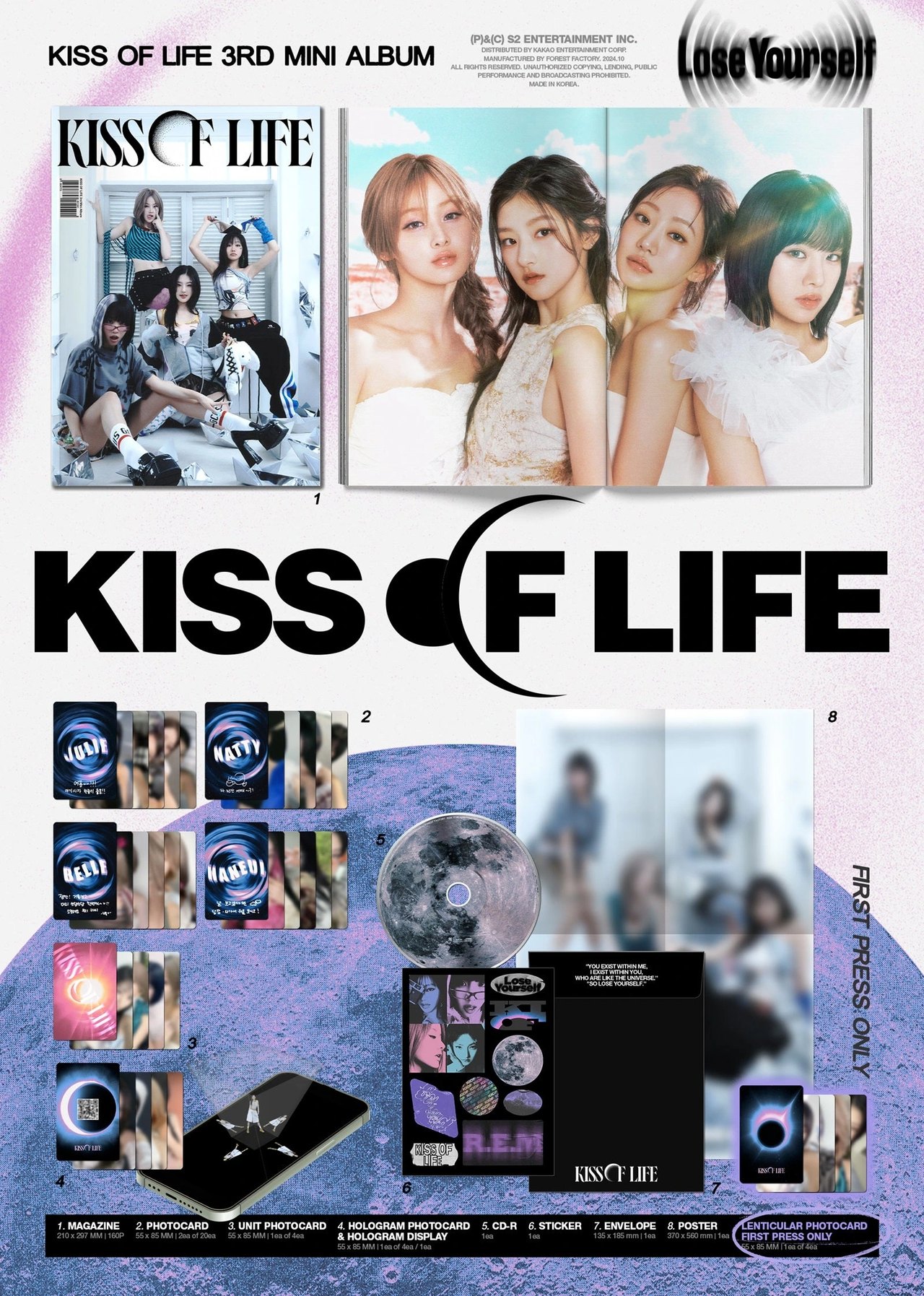 KISS OF LIFE - 3rd Mini Album [Lose Yourself] Magazine Ver. — 2