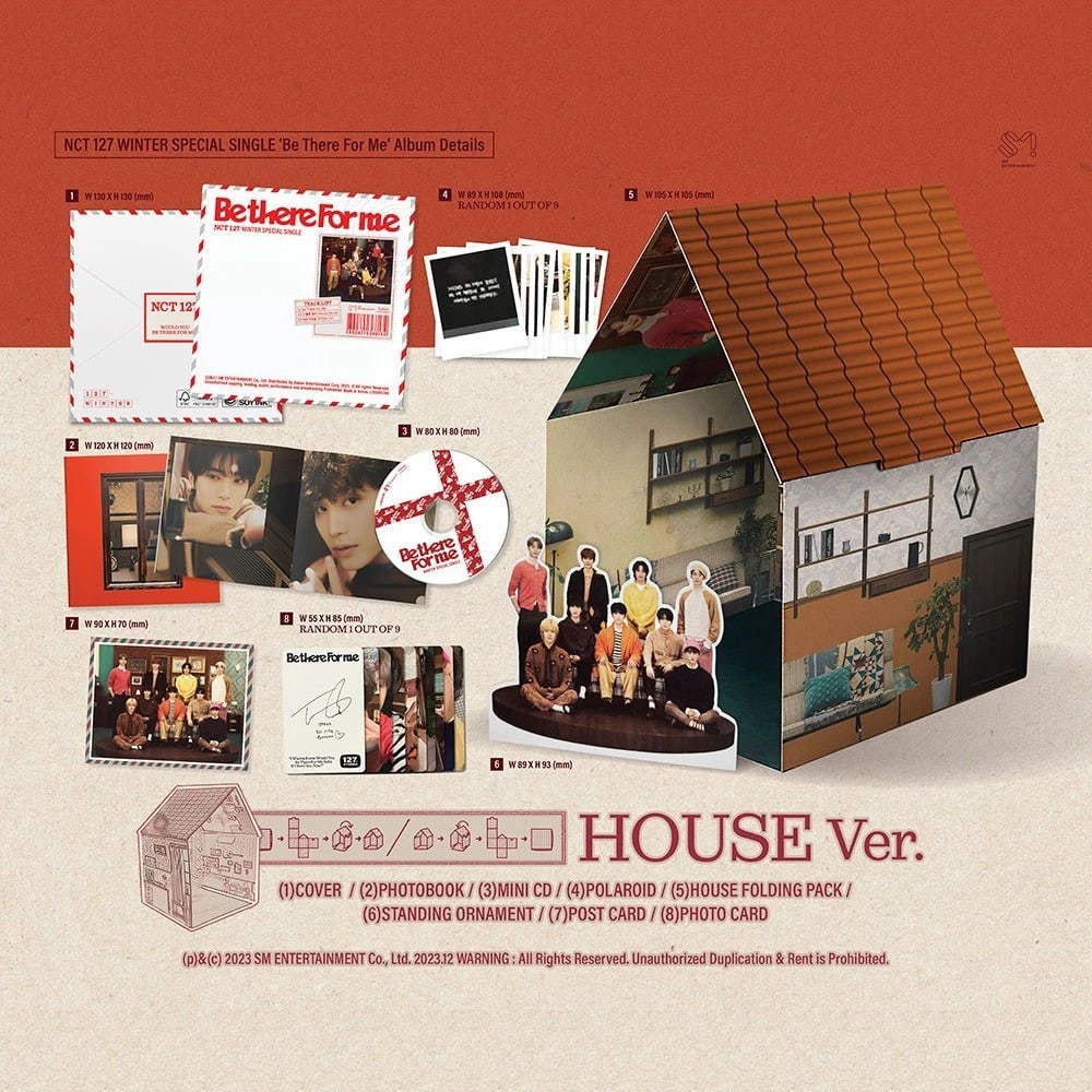 NCT 127 - WINTER SPECIAL SINGLE [BE THERE FOR ME] HOUSE Ver. — 2
