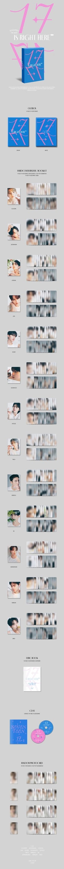 SEVENTEEN - BEST ALBUM [17 IS RIGHT HERE] (DEAR Ver.) — 2