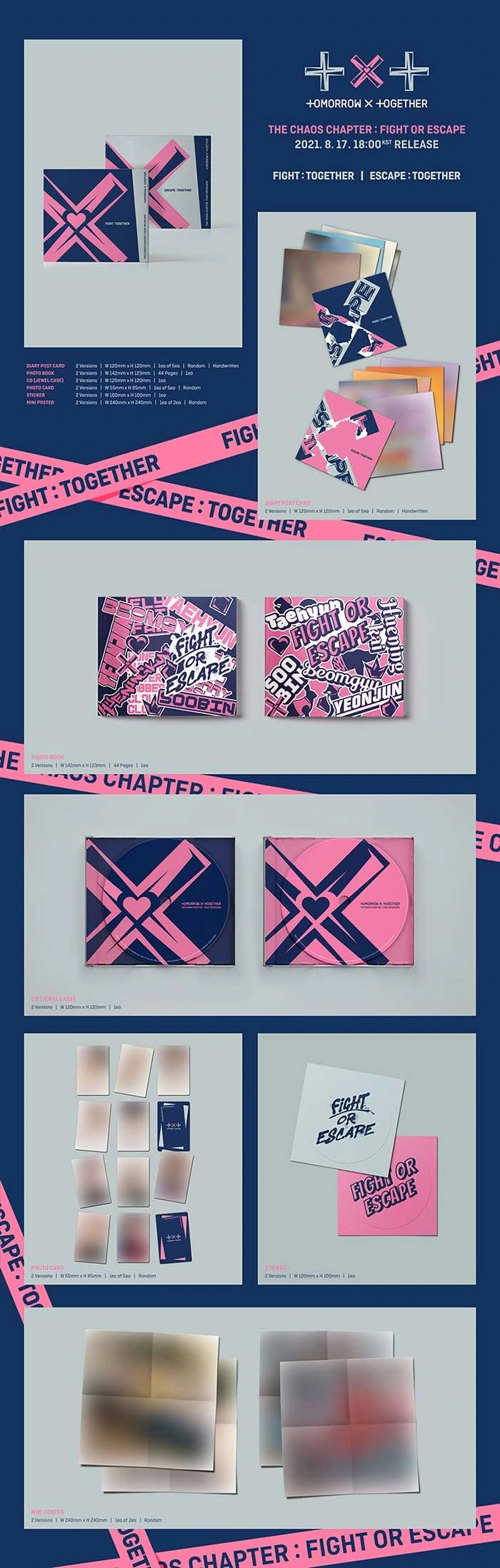 TXT - [THE CHAOS CHAPTER : FIGHT OR ESCAPE] TOGETHER Ver. — 2