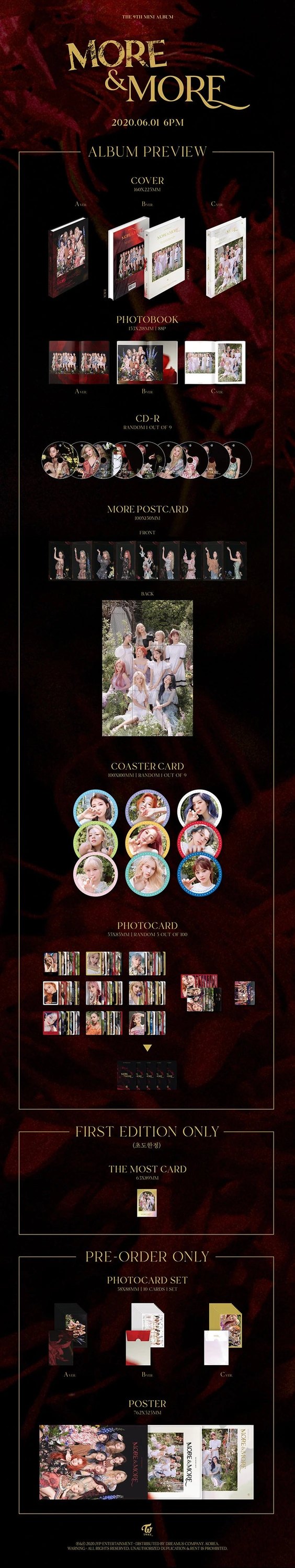 TWICE -9TH MINI ALBUM [MORE & MORE] — 2