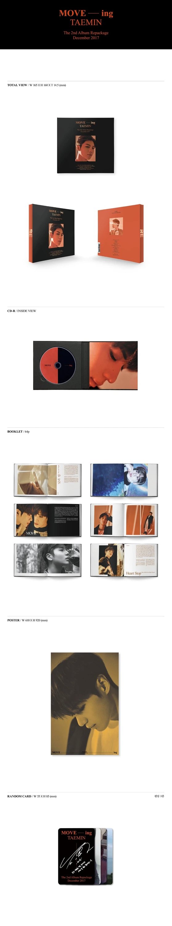TAEMIN- ALBUM VOL.2 repackage [MOVE-ing] — 2