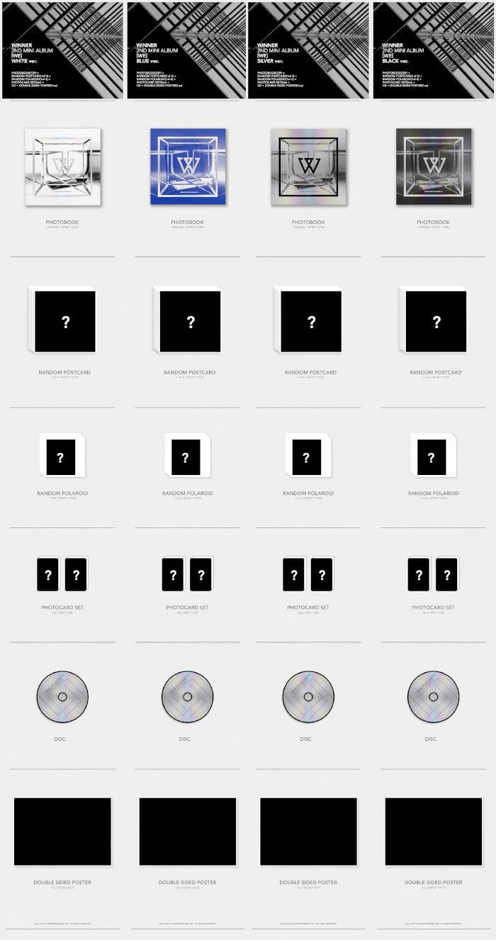 WINNER - WE [2ND MINI ALBUM] — 2