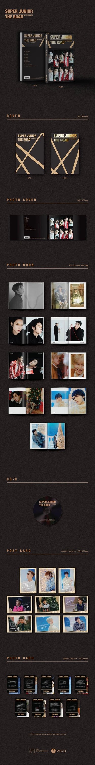 SUPER JUNIOR - 11TH ALBUM [THE ROAD] PHOTOBOOK Ver. — 2