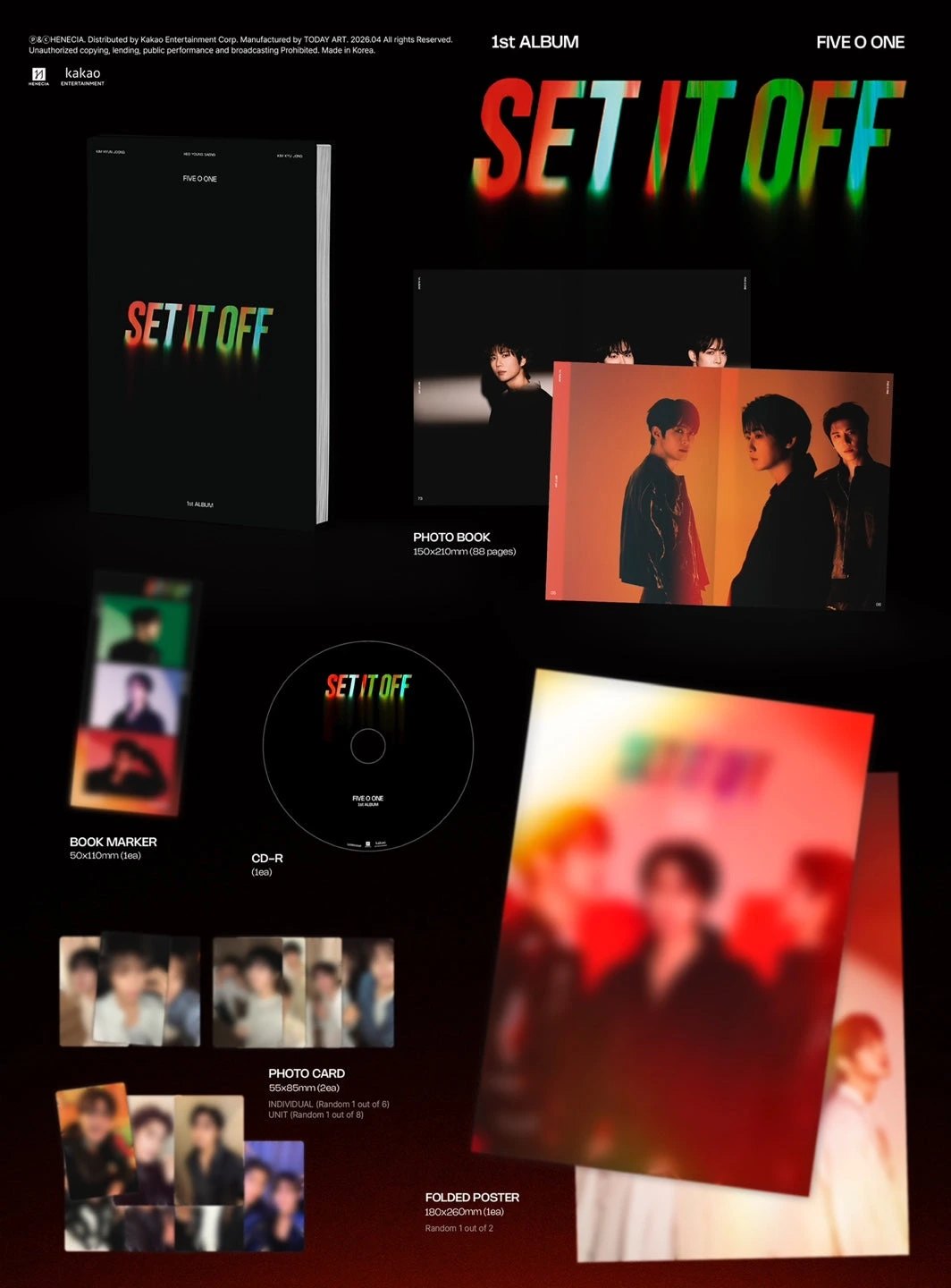 FIVE O ONE - 1st Album [SET IT OFF] — 2