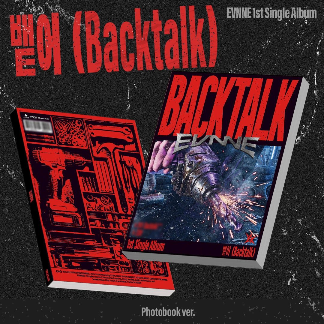 EVNNE - 1st Single Album [뱉어 (Backtalk)] Photobook Ver.